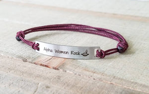 Alpha Women Rock Charity Bracelet