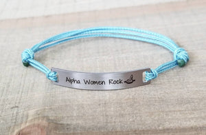 Alpha Women Rock Charity Bracelet
