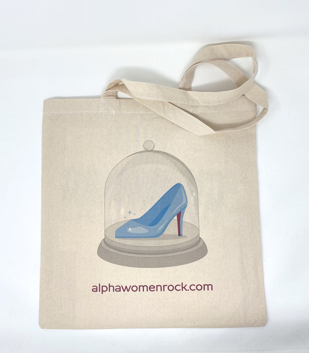 Alpha Woman Glass Slipper/Pound On!! Tote Bag (2 designs)