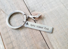 Load image into Gallery viewer, Alpha Women Rock Key Chain
